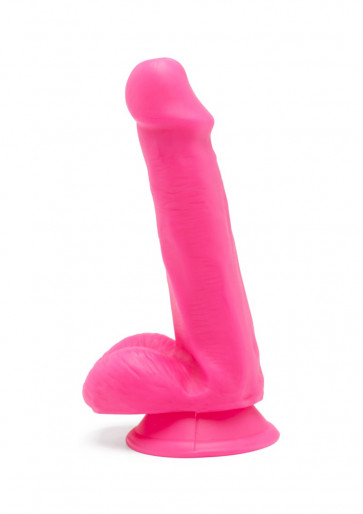 Fallo Realistico - Happy Dicks Dildo 6 inch Balls Pink