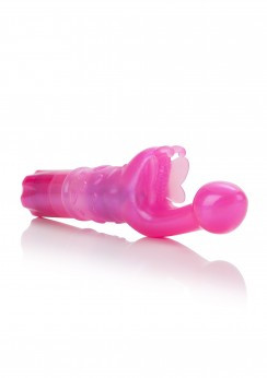 Stimolatore Punto G e Clitoride - Butterfly Kiss Pink
