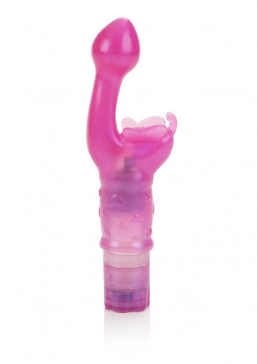 Stimolatore Punto G e Clitoride - Butterfly Kiss Pink