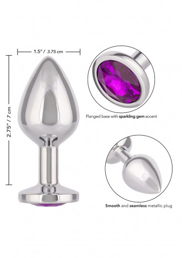 Cuneo Anale - Large Amethyst Plug