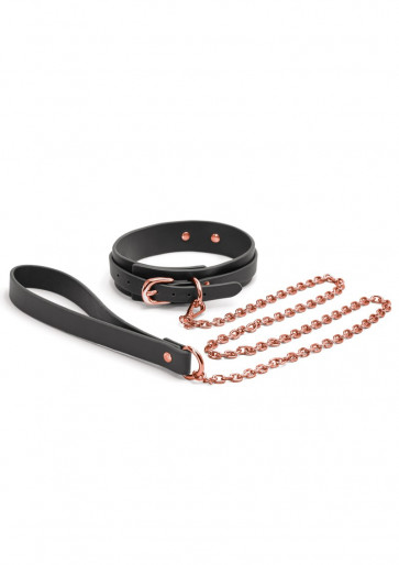 Collare con guinzaglio - Bondage Couture Collar & Leash