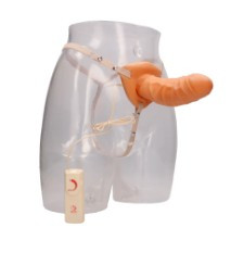 Cintura Fallica - Hollow Vibrating Strap-On 