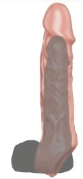 Guaina Pene - Extension Sleeve Medium (16 cm)