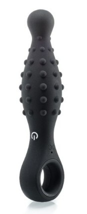 Plug Anale Vibrante -  Plug with Beads & Ring Vibrating