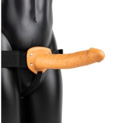 Hollow Strap-On with Balls 25 cm
