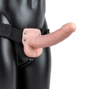 Hollow Strap-On with Balls 23 cm