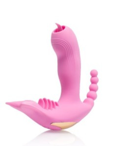 Stimolatore Vaginale e Anale - Three In One