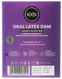Diga Orale - EXS Oral Dam - Grape (1 pz)