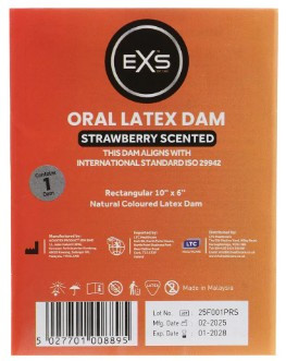Diga Orale - EXS Oral Dam - Strawberry  (1 pz)