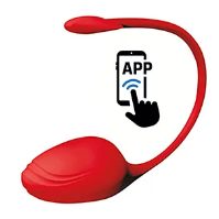 Ovetto Vibrante Wireless - Dart Sinner Red App-control