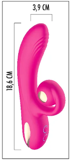 Vibratore e Stimolatore Clitoride - Boost Joy Pink