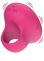 Ditalino Vibrante - Vibrating Finger Rose Red