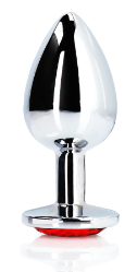 Cuneo Anale - Round Gem Butt Plug - Large