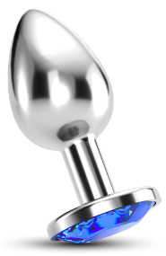 Cuneo Anale - Bijou - Anal Jewel Plug - Medium - Blue