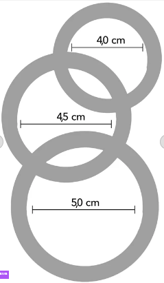 Set Anellli Fallici - Stamina Premium C-Rings 3 Pcs Set