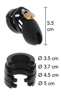 Gabbia per Pene - Chastity Cock Cage Silicone Small