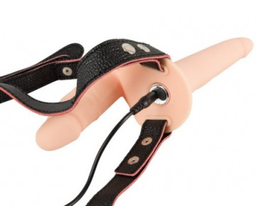 Doppia Cintura Falliva Vibrante - Vibrating Double Strap-On