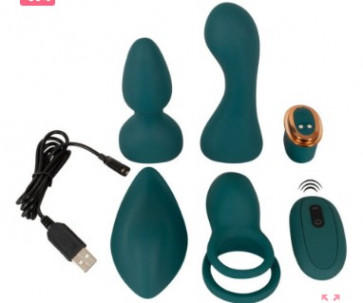 Mini Vibratore con 4 Attacchi - Kit Mini Vibrator