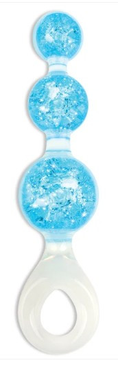 Cuneo Anale - Crystal Trio Butt Plug Medium Blue
