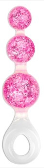 Cuneo Anale - Crystal Trio Butt Plug Medium Pink