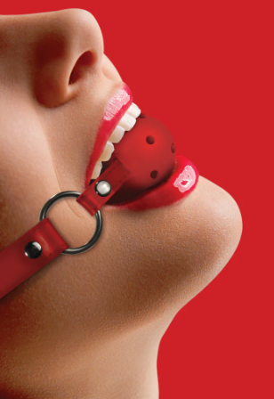 Morso a Sfera - Ball Gag Red