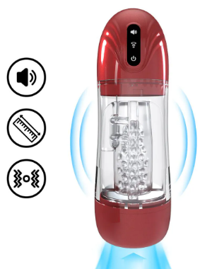 Masturbatore Ricaricabile - SonicPull Red