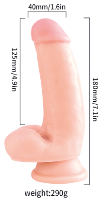 Fallo Realistico - PVC Dildo – Model-B048