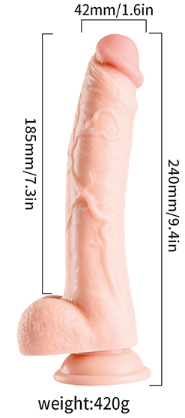 Fallo Realistico - PVC Dildo – Model-B053