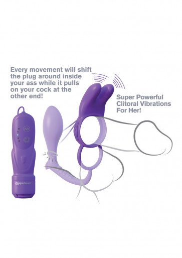Anello Fallico con Vibratore - Ass Gasm Vibrating Rabbit