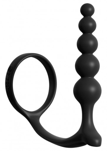Anello Fallico con Stimolatore Prostatico - Cockring Anal Beads