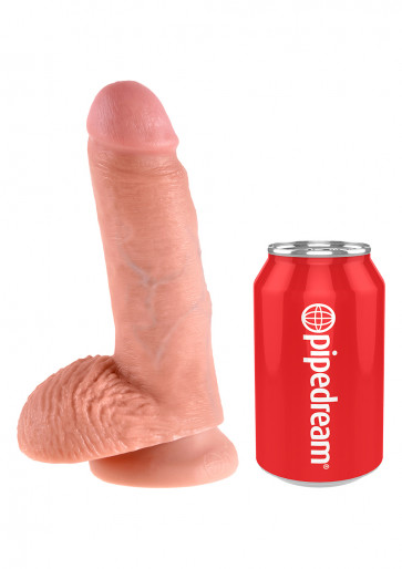 Fallo Realistico - Cock 7 Inch W/ Balls Flesh