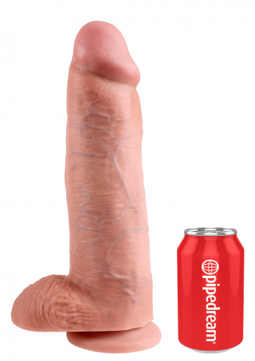 Fallo Realistico XL - 12" Cock with Balls Flesh