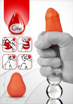 Masturbatore - G-Egg Masturbator Red