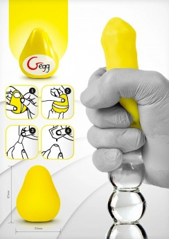 Masturbatore - G-Egg Masturbator Yellow