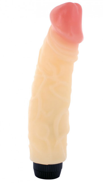 Vibratore Realistico - Rubber Pink Vibrator
