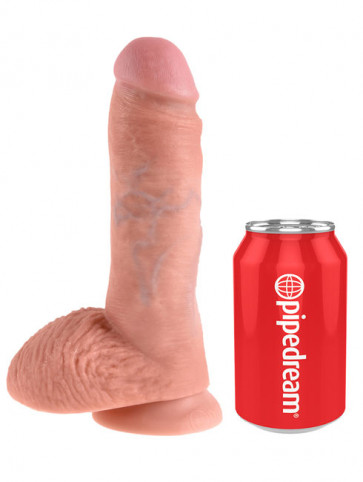 Fallo Realistico - 8" Cock with Balls Flesh