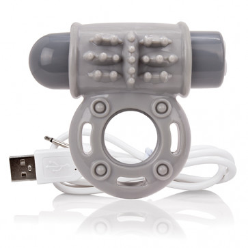 Anello Fallico Vibrante - Charged Owow Vibe Ring Grey