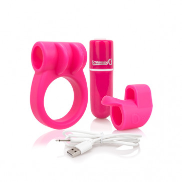 Anello Vibrante -Charged Combo Kit #1 Pink