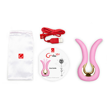 Stimolatore Clitoride e PuntoG - Gvibe Mini Candy Pink