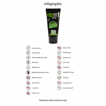 Lubrificante - Natural Water Based Lubricant- 100 ml