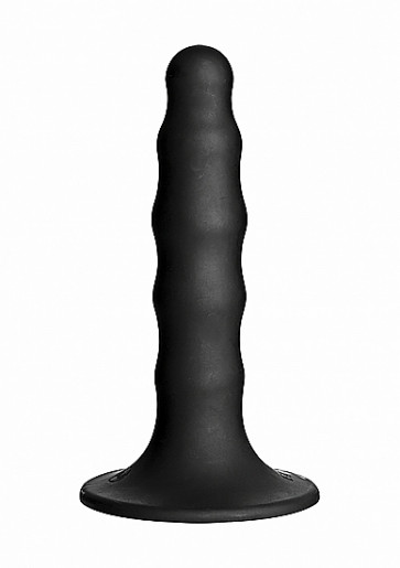 Cuneo Anale Vac-U-Lock - Ripple Silicone - Black