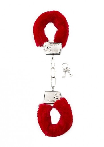 Manette - Furry Handcuffs - Red