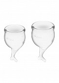 Coppette Mestruali - Feel Secure Menstrual Cup - Transparent