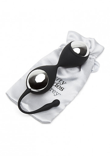 Palline - Inner Goddess Kegal Toner Balls 78g - Black/Silver