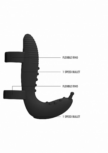 Vibrator Extension Set - Eliott - Black