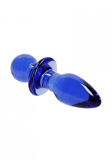 Cuneo Anale in Vetro - Rocker - Blue