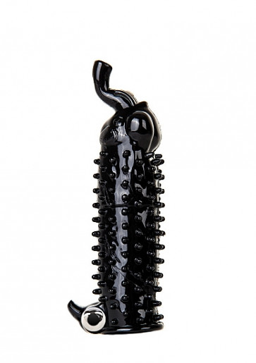 Guaina Pene - Elephant Vibrating Penis Extension - Black