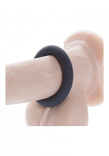 Anello Pene - A Perfect O Silicone Cock Ring - Black