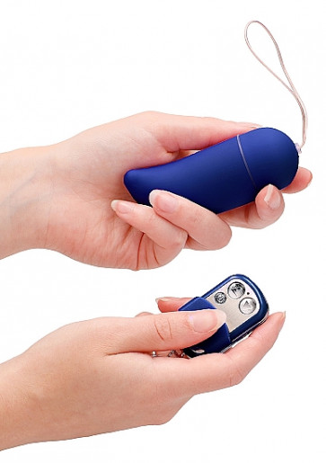 Stimolatore Punto G - Wireless Vibrating G-Spot Egg - Big- Blue