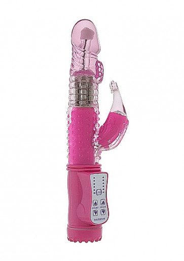 Vibratore Rabbit - Vibrating Dolphin- Pink